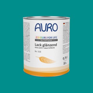 Auro Lack glänzend 516 - Colours for life - deep aqua 10 Liter
