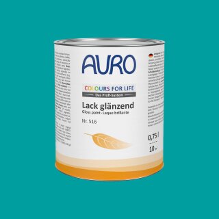 Auro Lack glänzend 516 - Colours for life - deep aqua 05 10 Liter