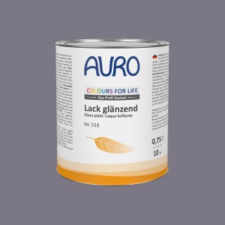 Auro Lack glänzend 516 - Colours for life - evening grey 0,75 Liter