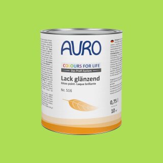 Auro Lack glänzend 516 - Colours for life - frog green 05 0,375 Liter