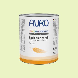 Auro Lack glänzend 516 - Colours for life - frog green 25 0,375 Liter