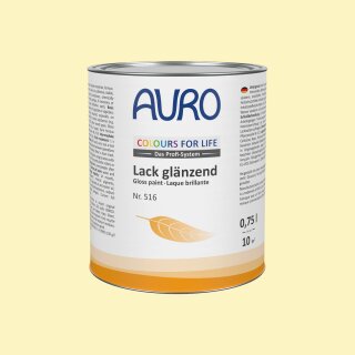 Auro Lack glänzend 516 - Colours for life - golden honey 25 10 Liter