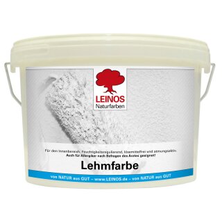 Leinos Lehmfarbe naturweiss 655 - 2,5 Liter