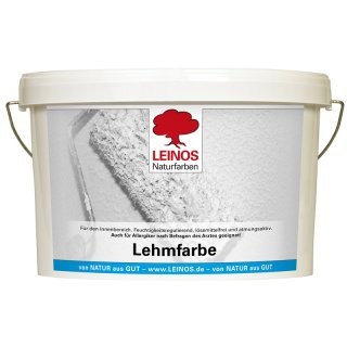 Leinos Lehmfarbe naturweiss 655 - 10 Liter