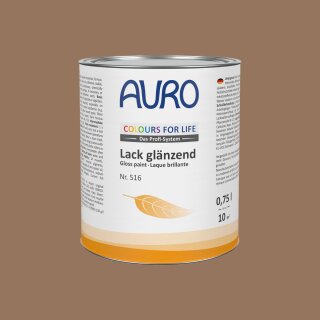Auro Lack glänzend 516 - Colours for life - havana cigar 05 10 Liter