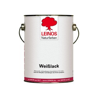 Leinos Wei&szlig;lack wei&szlig; 820 seidengl&auml;nzend 2,5 Liter