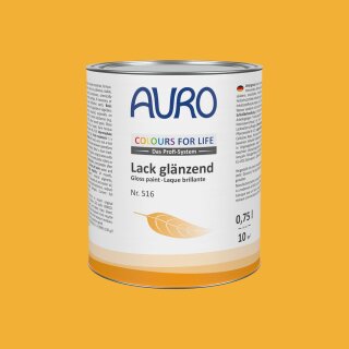 Auro Lack glänzend 516 - Colours for life - hot mustard 0,375 Liter