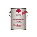 Leinos Wetterschutzfarbe Maisgelb 850-014 &ouml;lbasiert 2,5 Liter