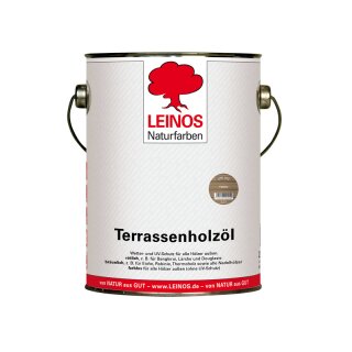 Leinos 236-002 Terrassenholzöl für außen farblos 2,5 Liter