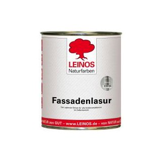 Leinos Fassadenlasur 264-712 silbergrau - 0,75 Liter