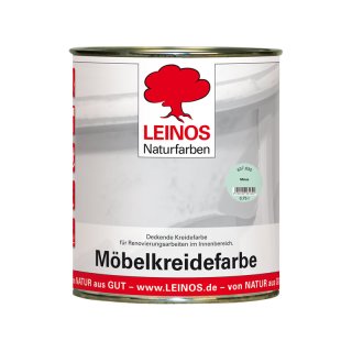 Leinos M&ouml;belkreidefarbe 637 - 631 Eisblau - 0,75 Liter