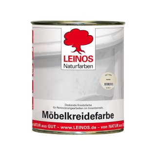 Leinos Möbelkreidefarbe 637 - 634 Vanille - 0,75 Liter