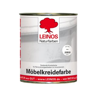 Leinos Möbelkreidefarbe 637 - 640 Weiß - 0,75 Liter