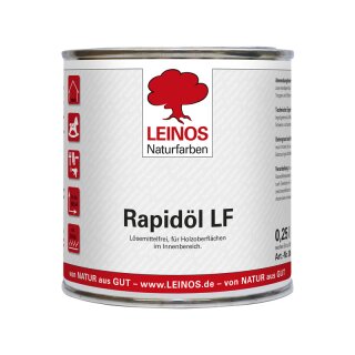 Leinos Hartöl Rapidöl 249 LF - 0,25 Liter lösemittelfrei