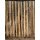 Woodline Spielplatz Staketenzaun Kastanie - Abstand 4-5 cm - 130cm x 5m