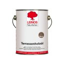 Leinos 236-015 Terrassenholz&ouml;l f&uuml;r au&szlig;en br&auml;unlich 2,5 Liter