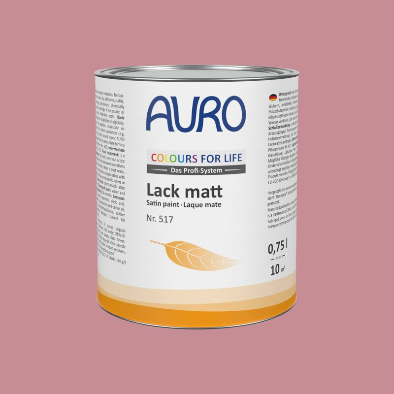 Auro Lack matt 517 - Colours for life - 30.4 rosy brown