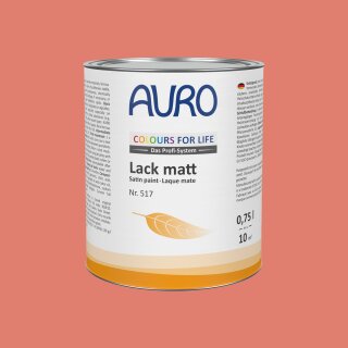 Auro Lack matt 517 - Colours for life - 32.4 pottery red