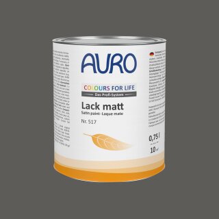 Auro Lack matt 517 - Colours for life - asphalt grey