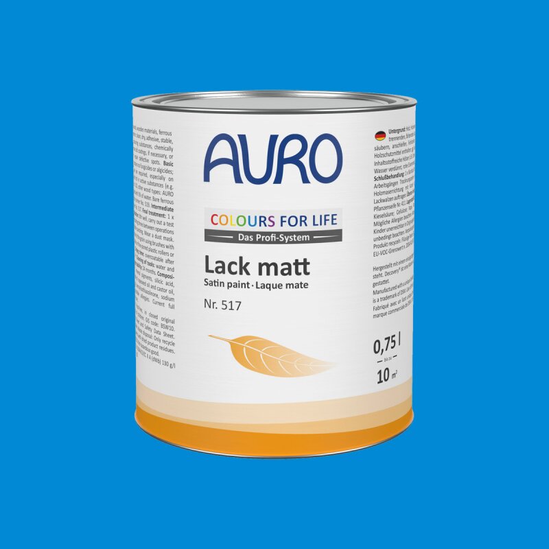 Auro Lack matt 517 - Colours for life - atlantic ocean