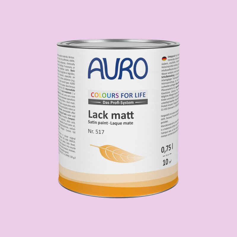 Auro Lack matt 517 - Colours for life - azalea 10
