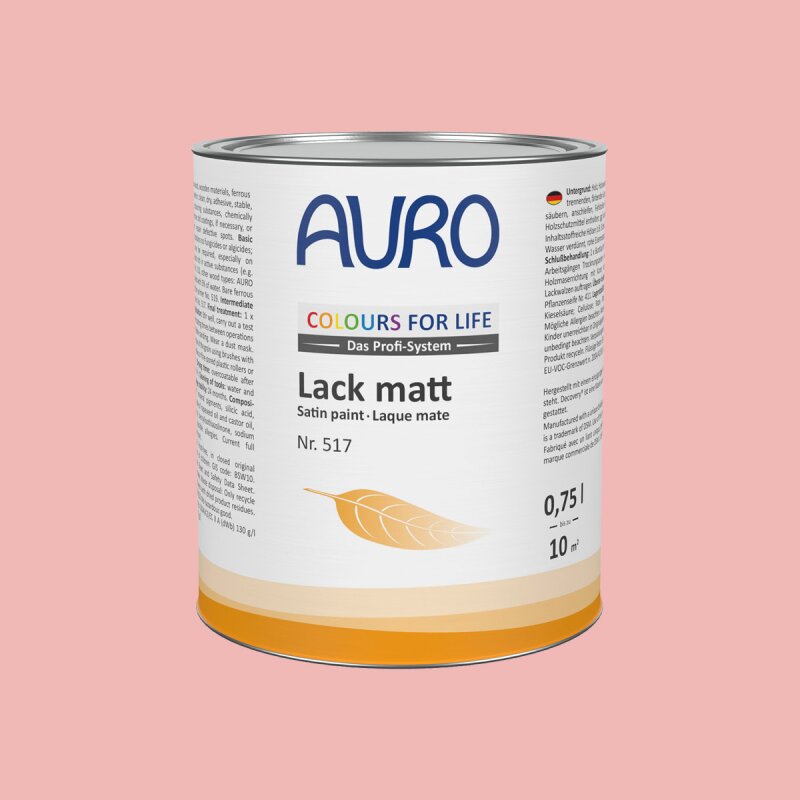 Auro Lack matt 517 - Colours for life - blossom pink 10