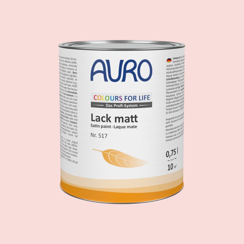Auro Lack matt 517 - Colours for life - blossom pink 20