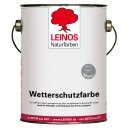 Leinos Wetterschutzfarbe stahlgrau 850-401 ölbasiert 2,5 Liter