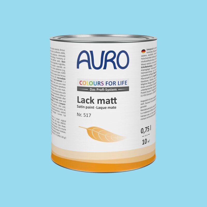Auro Lack matt 517 - Colours for life - blue lagoon 15