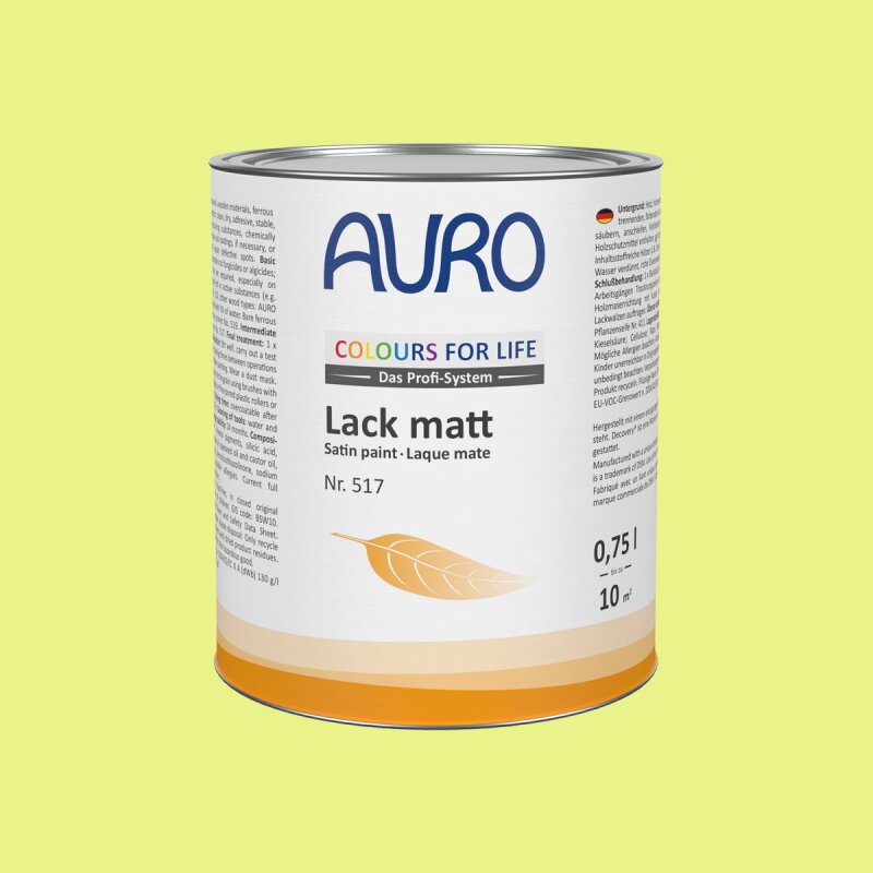 Auro Lack matt 517 - Colours for life - bright green 15