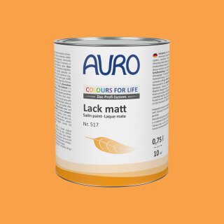 Auro Lack matt 517 - Colours for life - bright mandarine 05