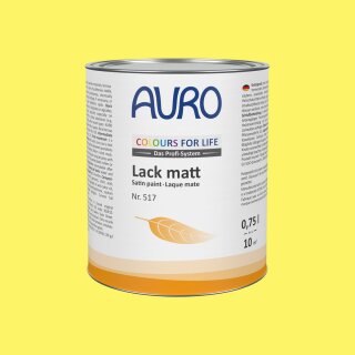 Auro Lack matt 517 - Colours for life - brilliant yellow 10