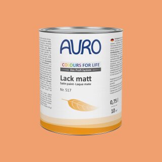 Auro Lack matt 517 - Colours for life - dark mandarine 10
