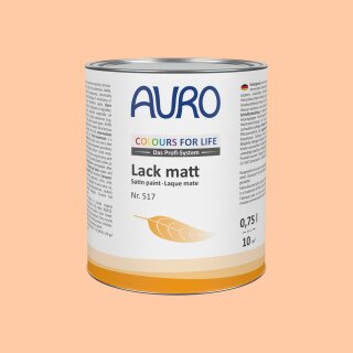Auro Lack matt 517 - Colours for life - dark mandarine 20