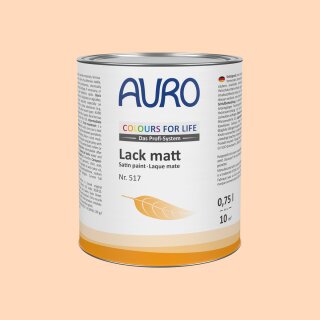 Auro Lack matt 517 - Colours for life - dark mandarine 25