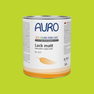 Auro Lack matt 517 - Colours for life - green yellow