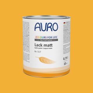 Auro Lack matt 517 - Colours for life - hot mustard