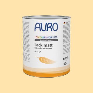 Auro Lack matt 517 - Colours for life - hot mustard 20