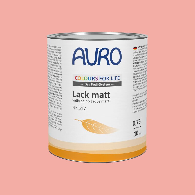 Auro Lack matt 517 - Colours for life - K35.5 pink panther