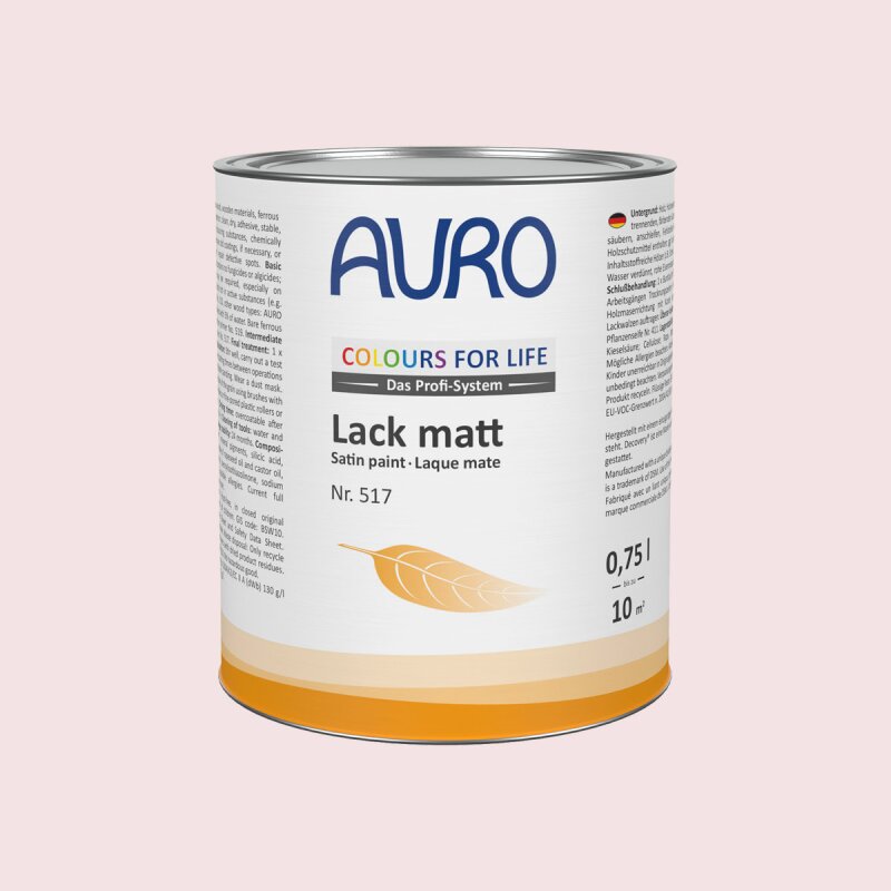 Auro Lack matt 517 - Colours for life - K45.1 almond parfait