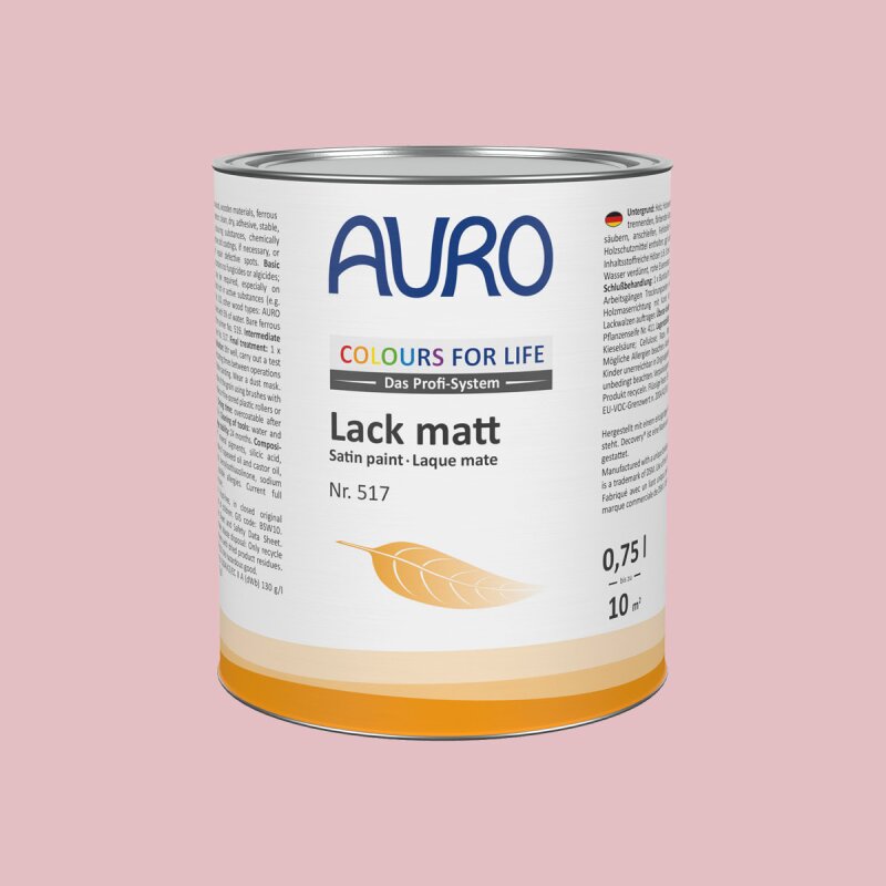 Auro Lack matt 517 - Colours for life - K45.4 malva