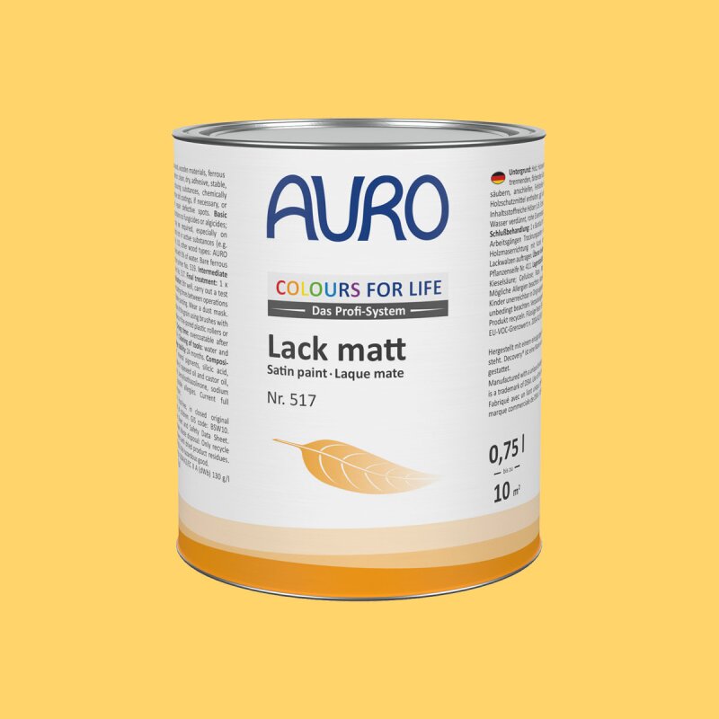 Auro Lack matt 517 - Colours for life - mango fresh 10