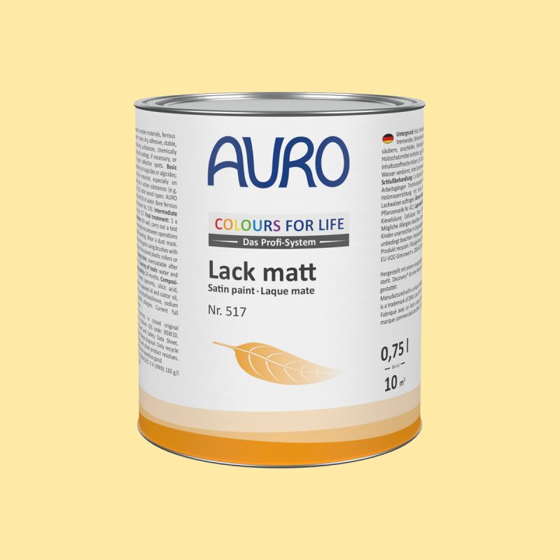 Auro Lack matt 517 - Colours for life - mango fresh 20