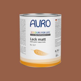 Auro Lack matt 517 - Colours for life - nutmeg brown