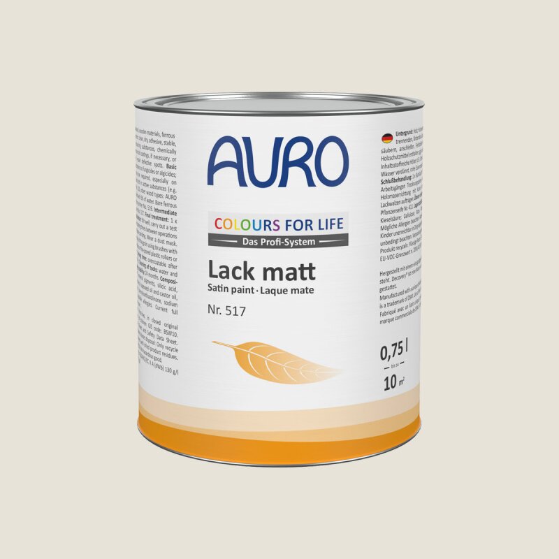 Auro Lack matt 517 - Colours for life - ostrich egg