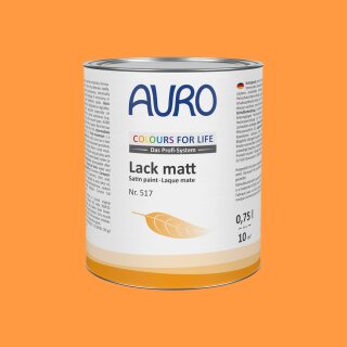 Auro Lack matt 517 - Colours for life - pure papaya