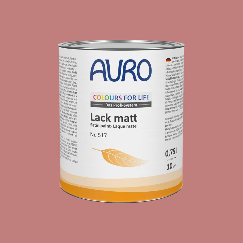 Auro Lack matt 517 - Colours for life - red earth 10