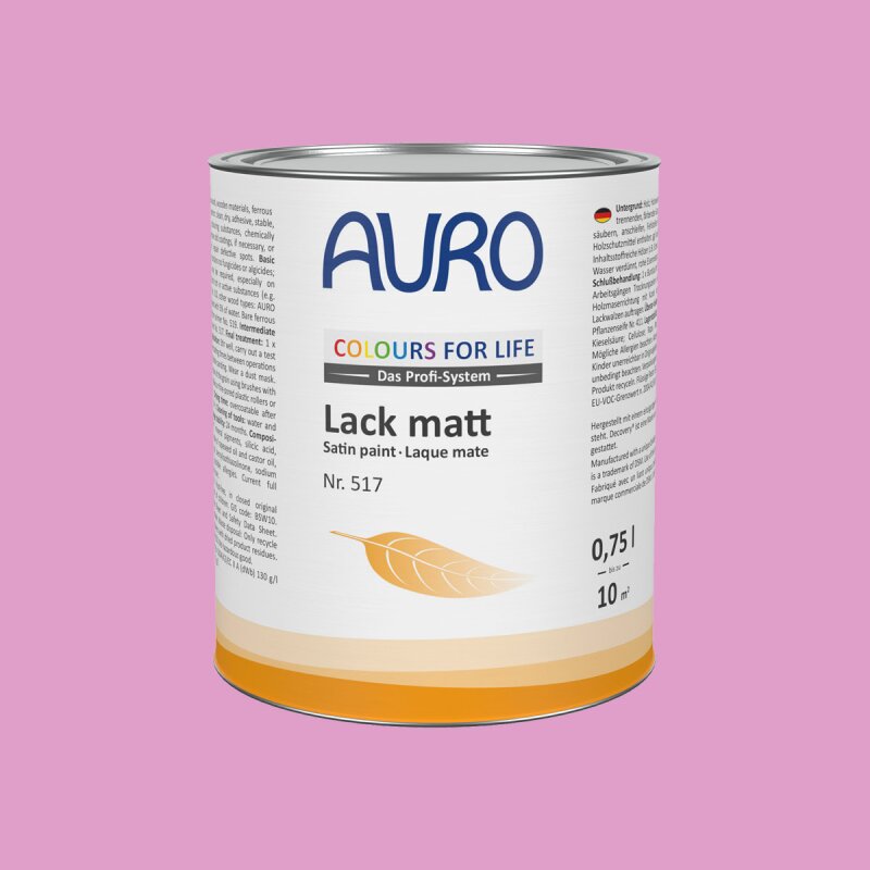 Auro Lack matt 517 - Colours for life - rose shade