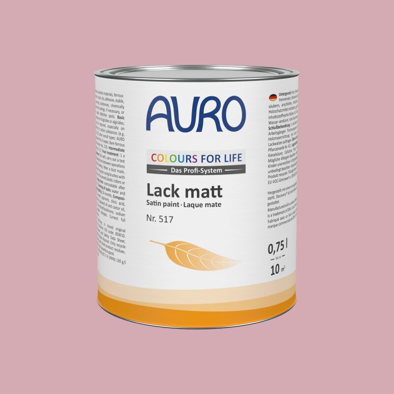 Auro Lack matt 517 - Colours for life - rose wine 10