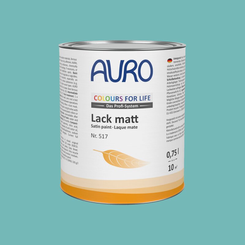Auro Lack matt 517 - Colours for life - shimmering sea 05